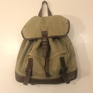 Vintage Style Canvas Backpack